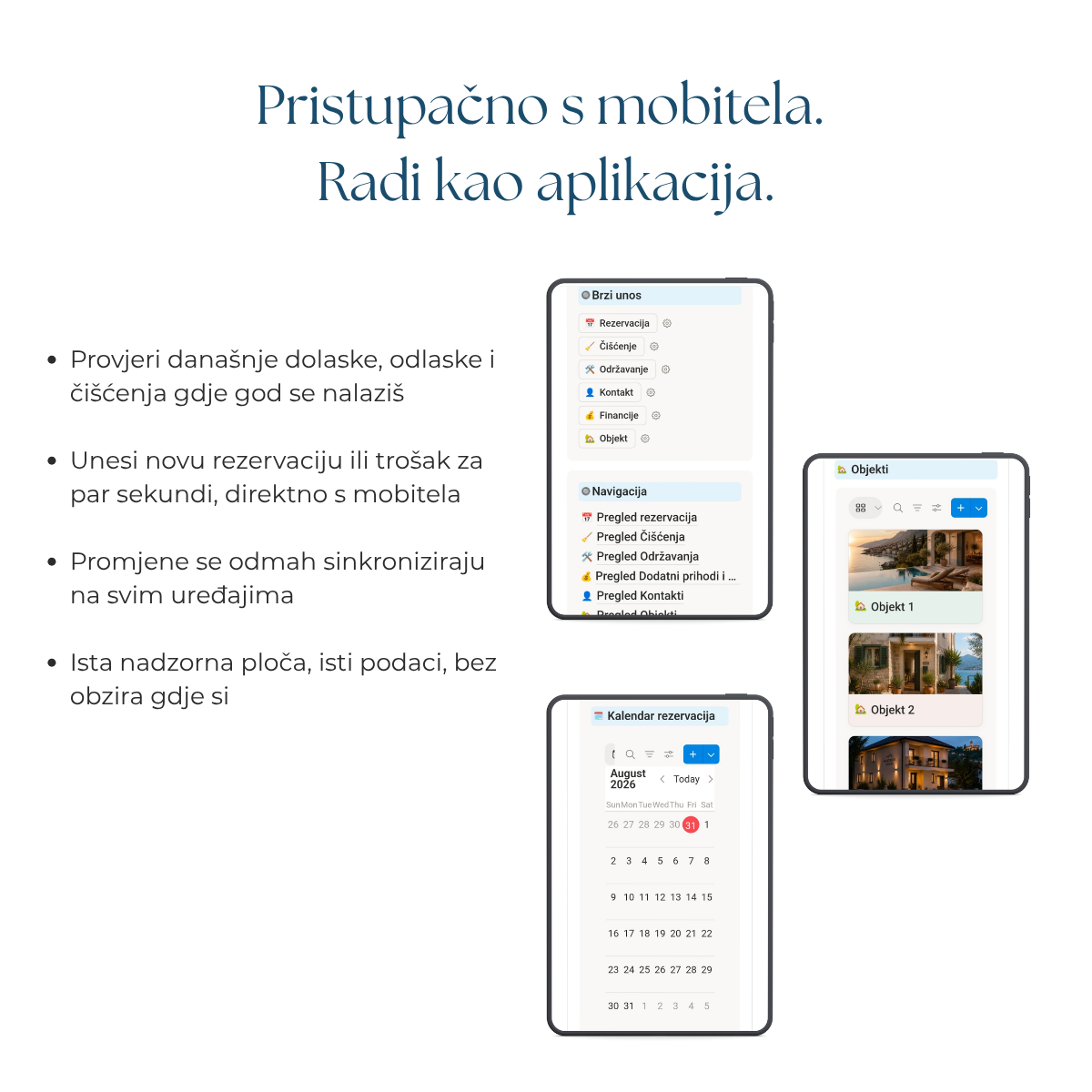 Nadzorna ploča za upravljanje smještajem - Image 2